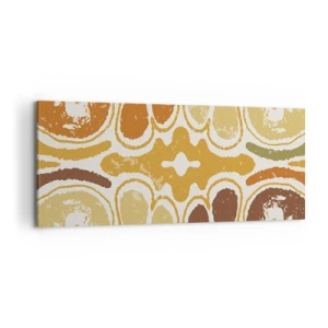 Vászonkép - Érzelmes absztrakció - 100x40 cm