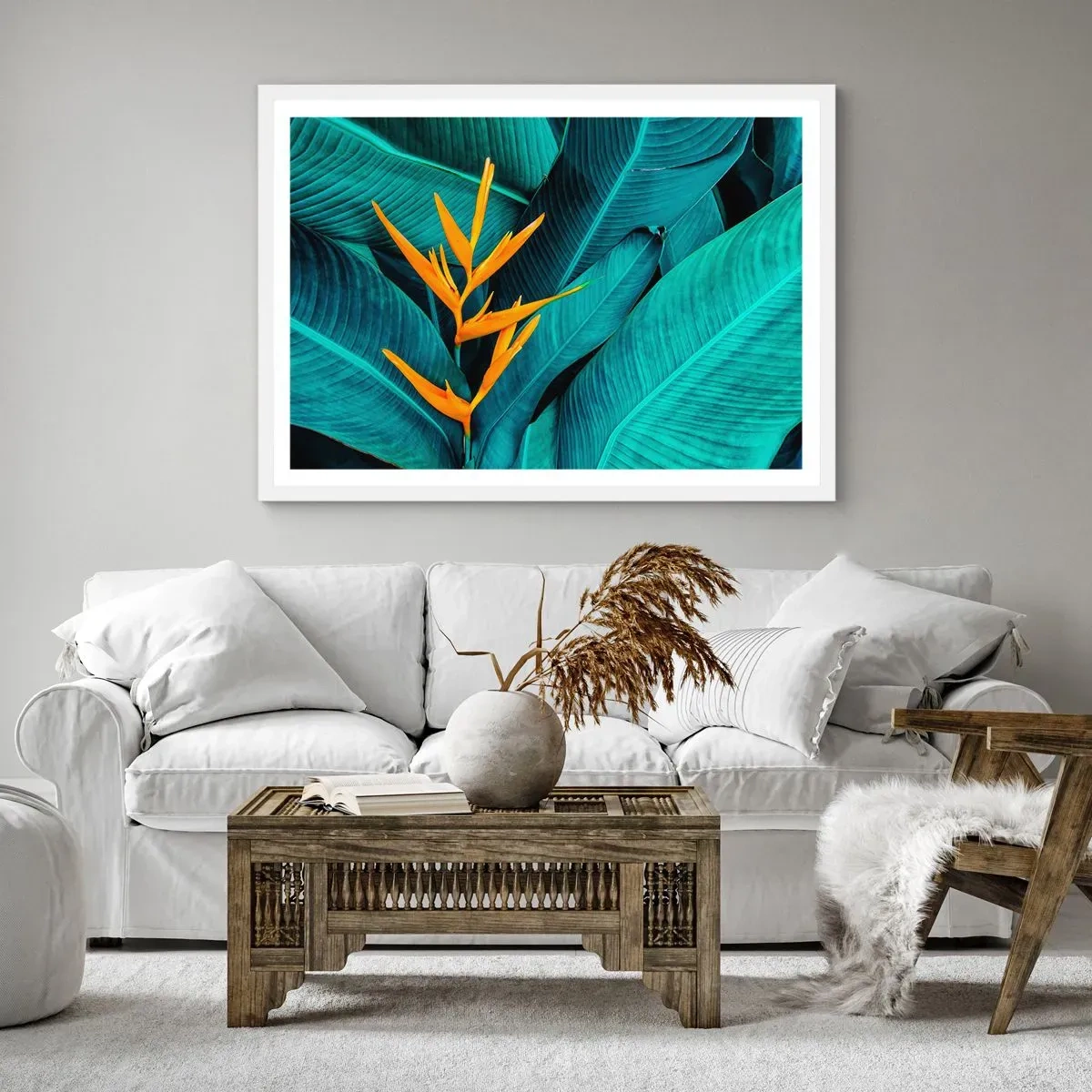 Poszter fekete keretben - Éden virága - 50x40 cm