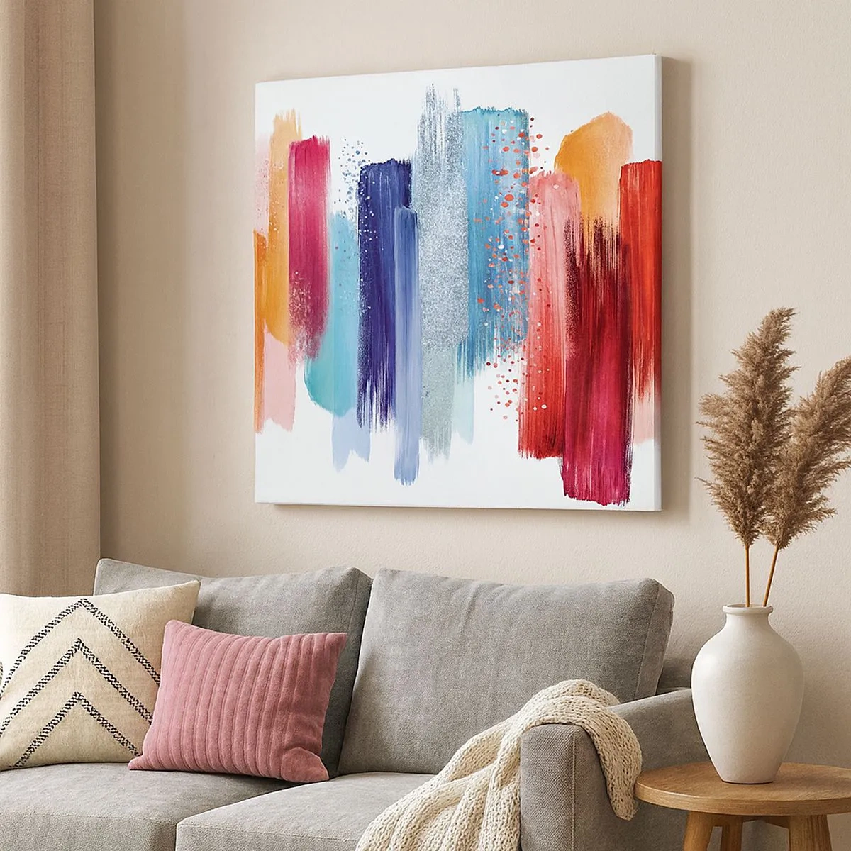 Vászonkép - Fel és le - 30x30 cm