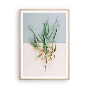 Poszter világos tölgy keretben - Pasztell finomság - 70x100 cm