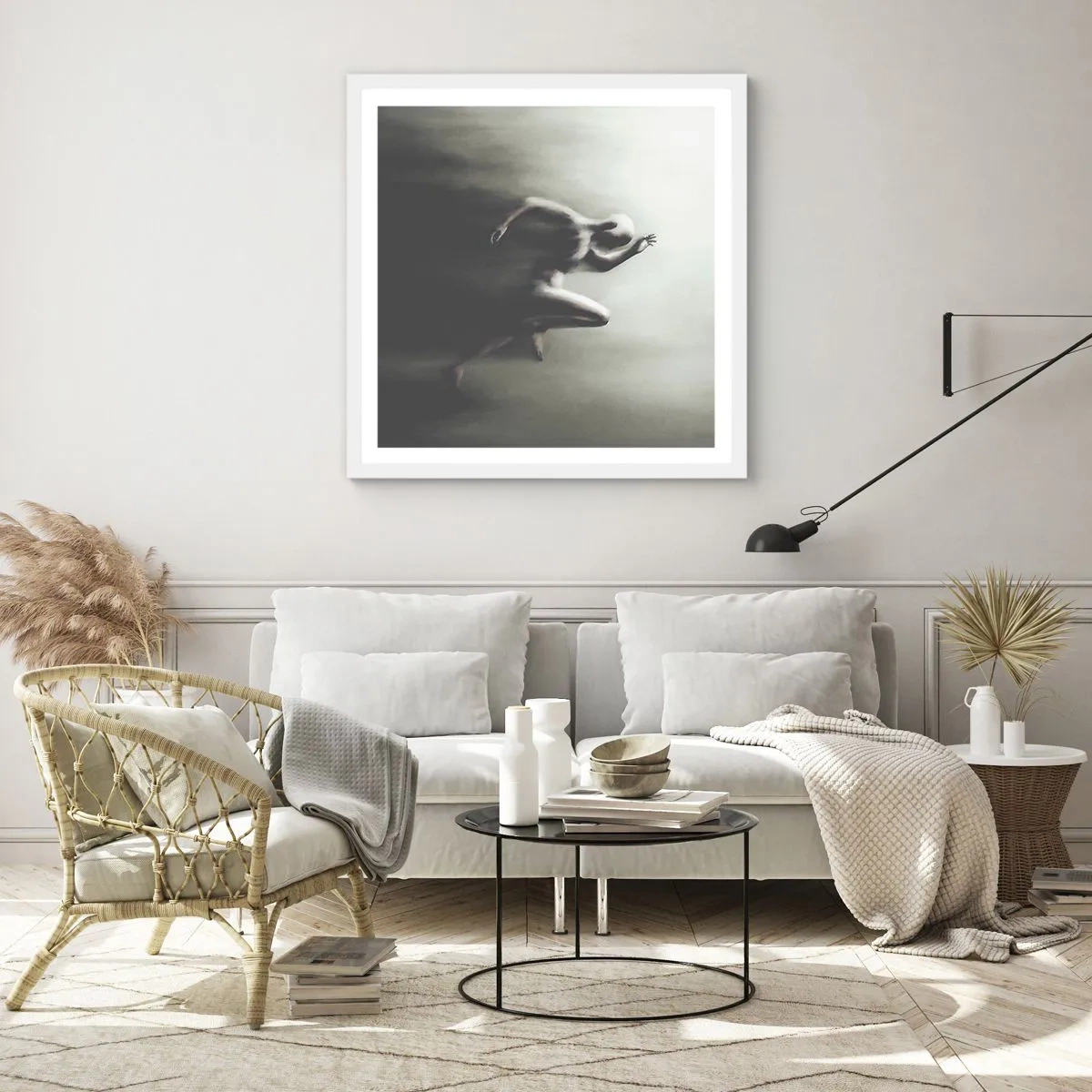 Poszter fekete keretben - Megállíthatatlan - 30x30 cm