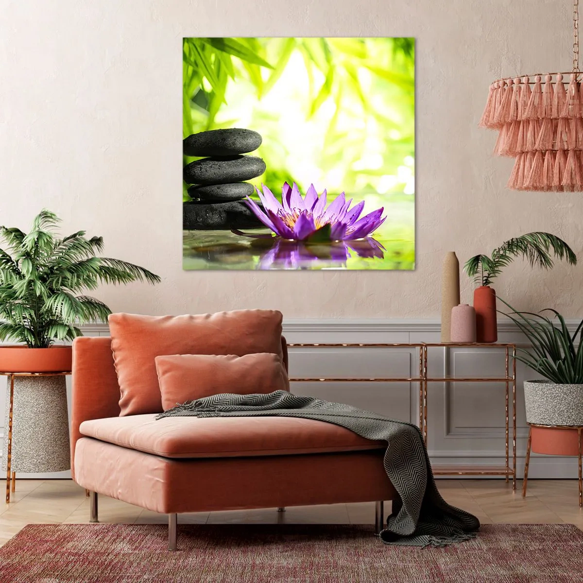 Vászonkép - Egy bambusz bokorban - 70x70 cm