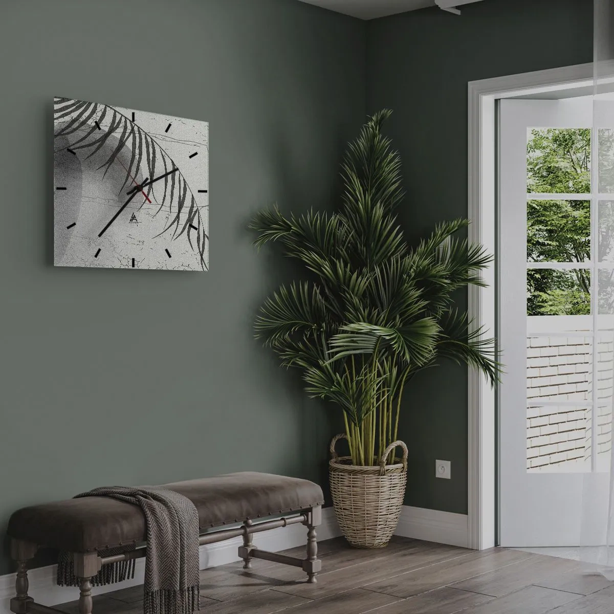 Falióra, Óra - A természet finom egzotikuma - 30x30 cm