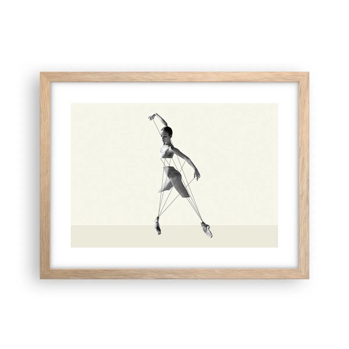 Poszter világos tölgy keretben - A világ színházában - 40x30 cm