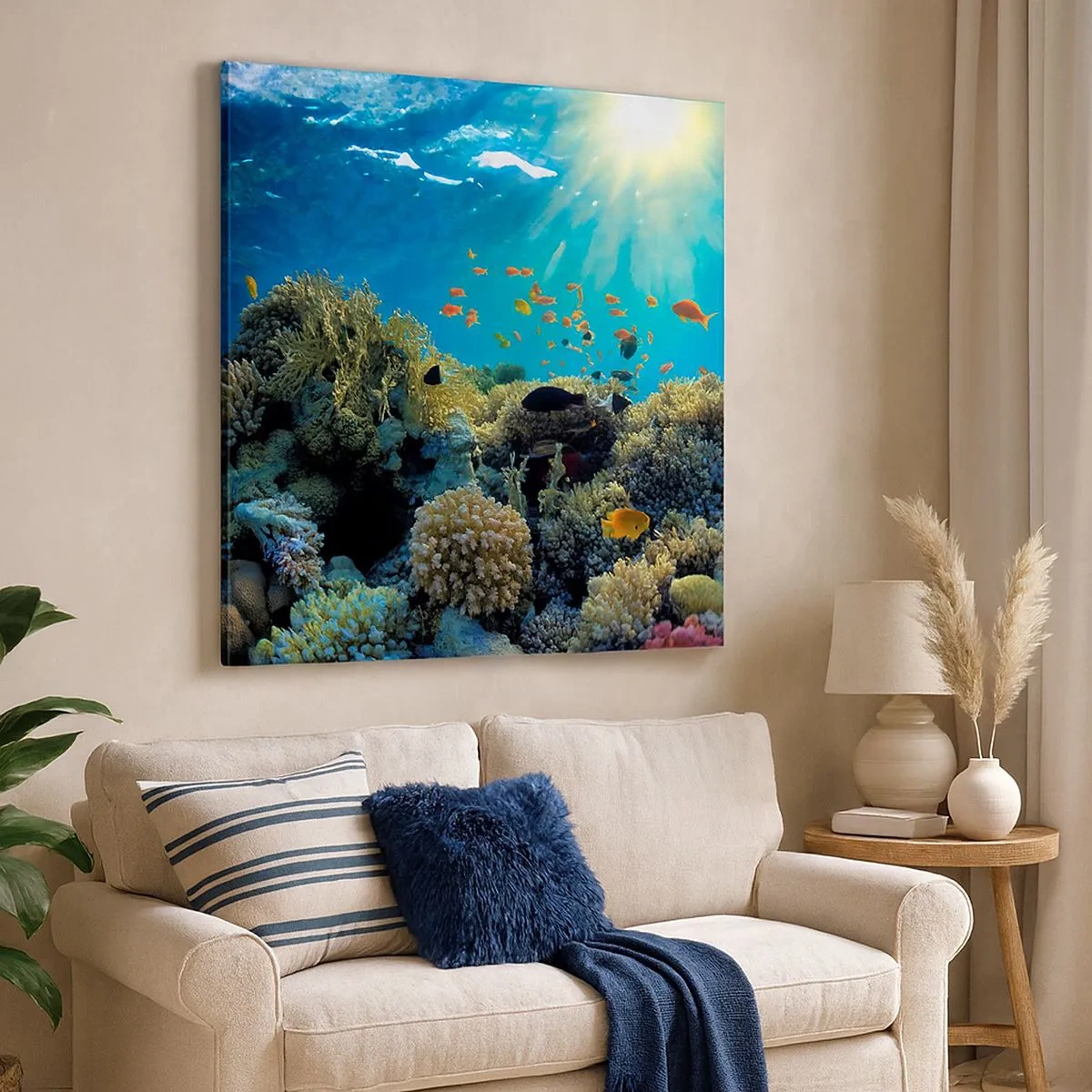 Vászonkép - Víz alatti kincsek - 30x30 cm