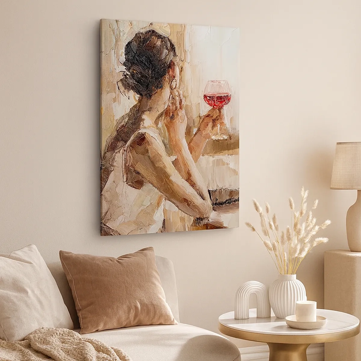 Vászonkép - Egy jó pillanat íze - 50x70 cm