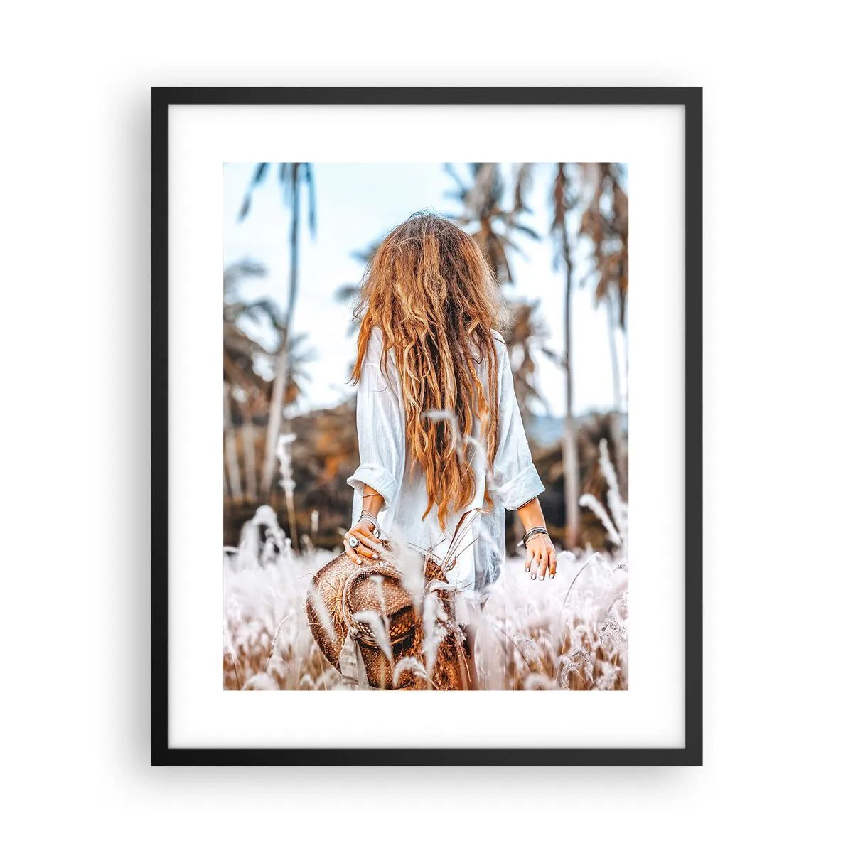 Poszter fehér keretben - Fűbolyhból született - 40x50 cm