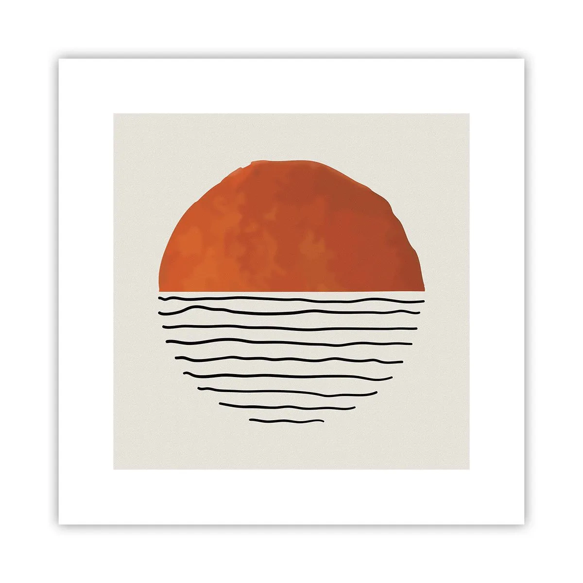 Poszter - Japán hangulatban - 30x30 cm