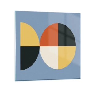 Üveg kép - Nézd és számolj - 70x70 cm