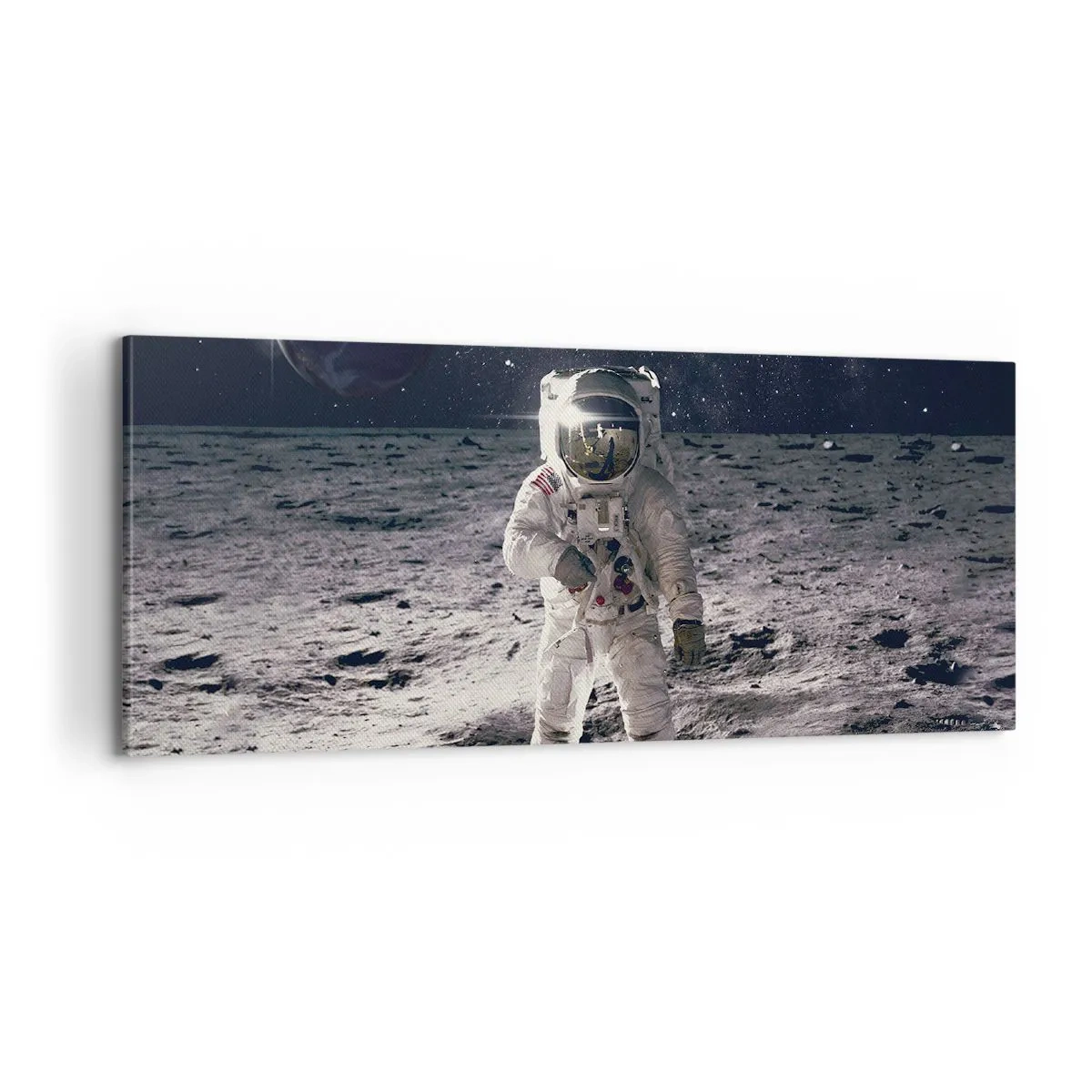 Vászonkép - Üdvözlet a Holdról - 100x40 cm