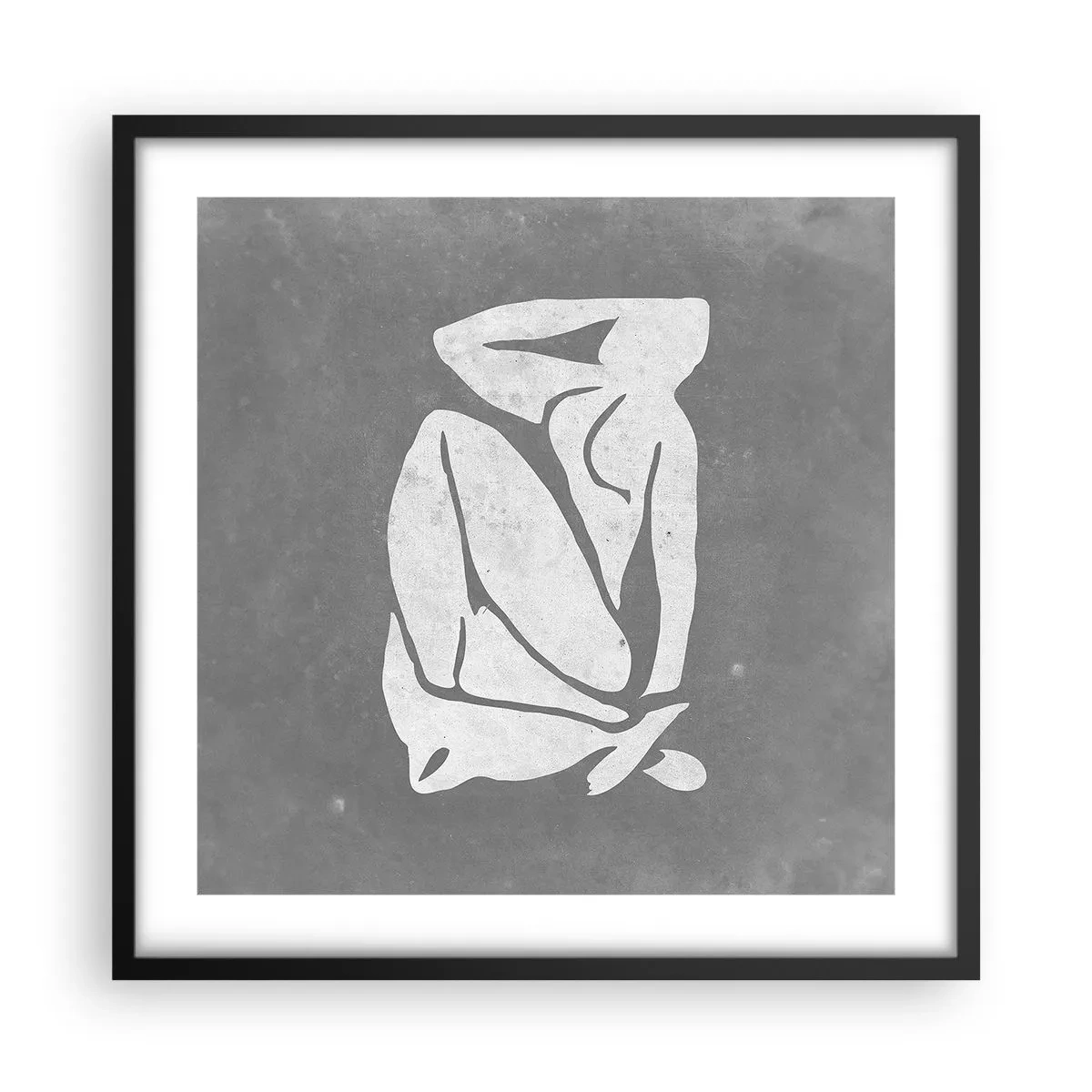 Poszter fehér keretben - Álmélkodásban - 50x50 cm