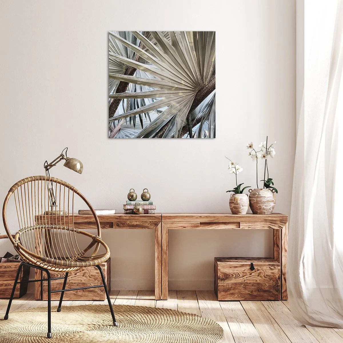 Vászonkép - Legyező a trópusokon - 70x70 cm