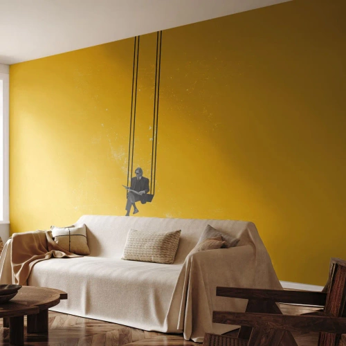 Fotótapéta Standard Eco - Egy nap, mint a többi - Modern művészet, Hinta, Férfi - 250x175 cm