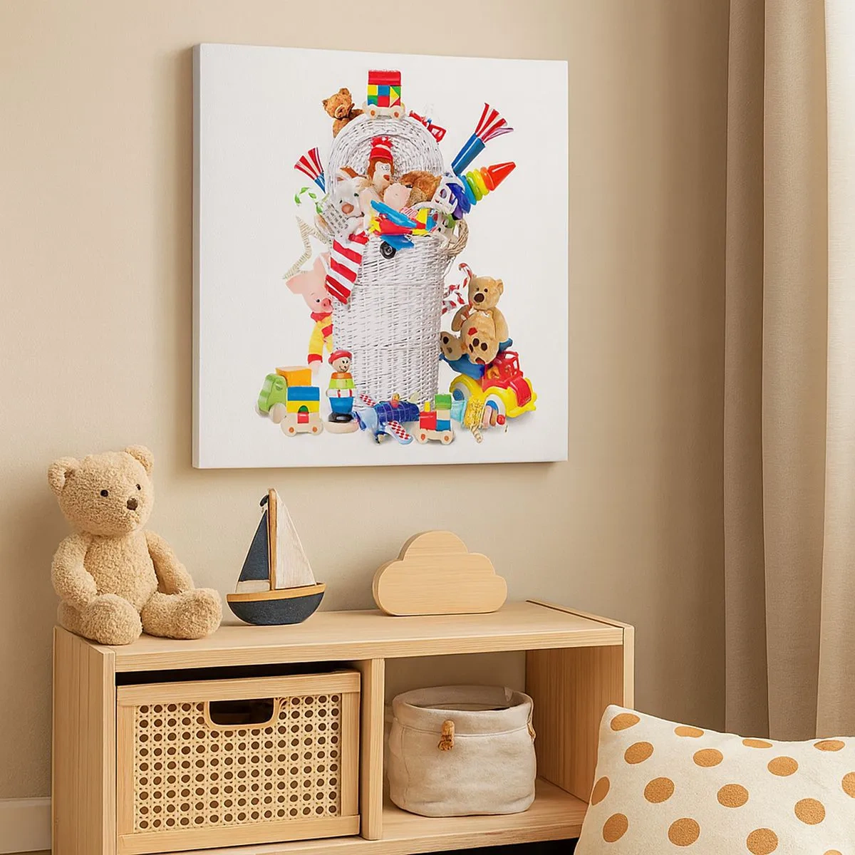 Vászonkép - A picur kincsei - 30x30 cm