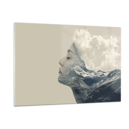 Üveg kép - Az elemek szépsége - 120x80 cm