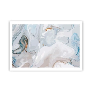 Poszter - Felhabzott fehér - 91x61 cm