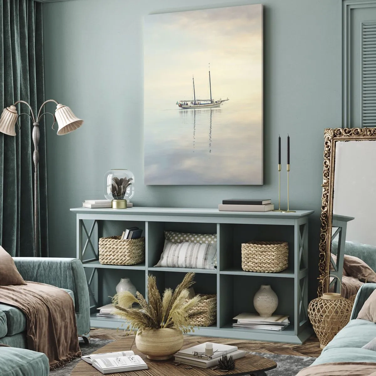 Vászonkép - A csend tengerében - 55x100 cm