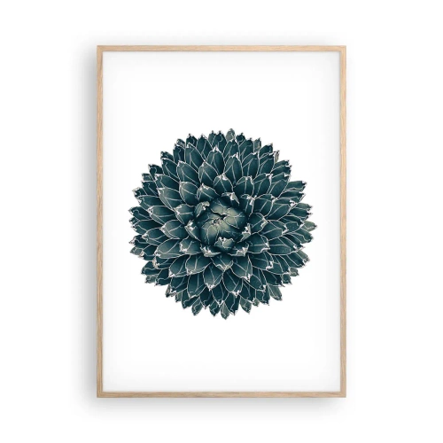 Poszter világos tölgy keretben - A sivatag csillaga - 70x100 cm