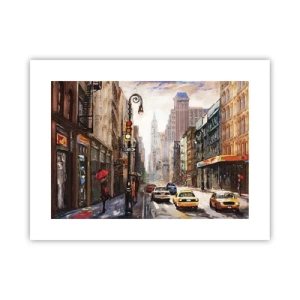 Poszter - New York – esőben is színes - 40x30 cm