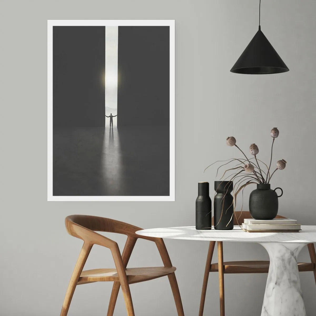 Poszter - Egy lépés a fényes jövő felé - 50x70 cm