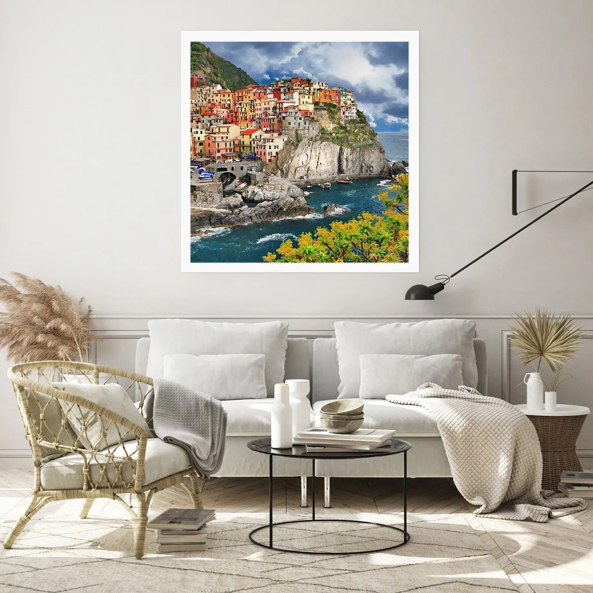 Poszter - Egy csoport a sziklákra simulva - 50x50 cm
