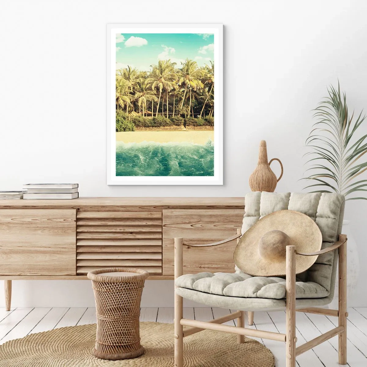 Poszter fekete keretben - Talán itt? - 70x100 cm