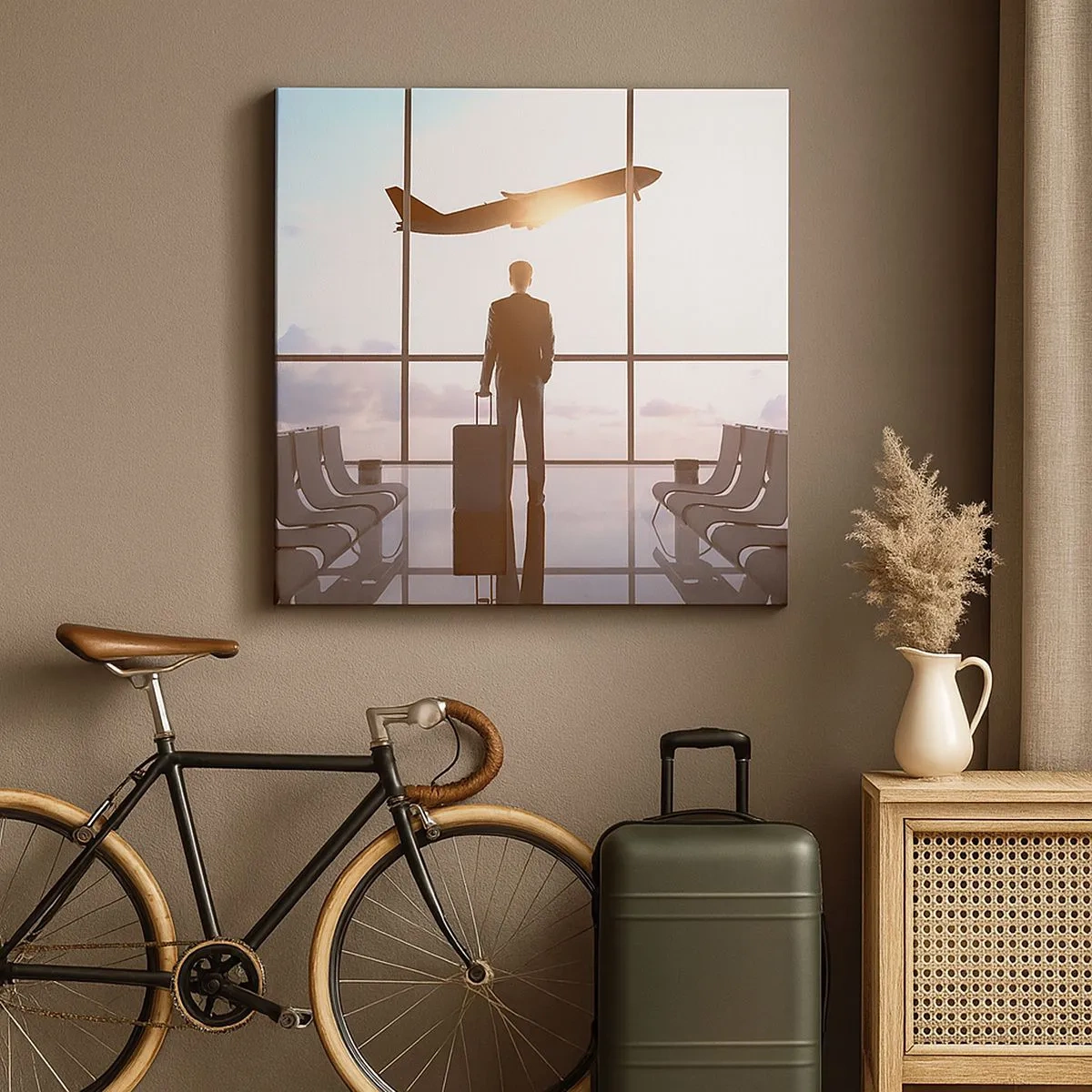 Vászonkép - Van időd, lassíts - 30x30 cm