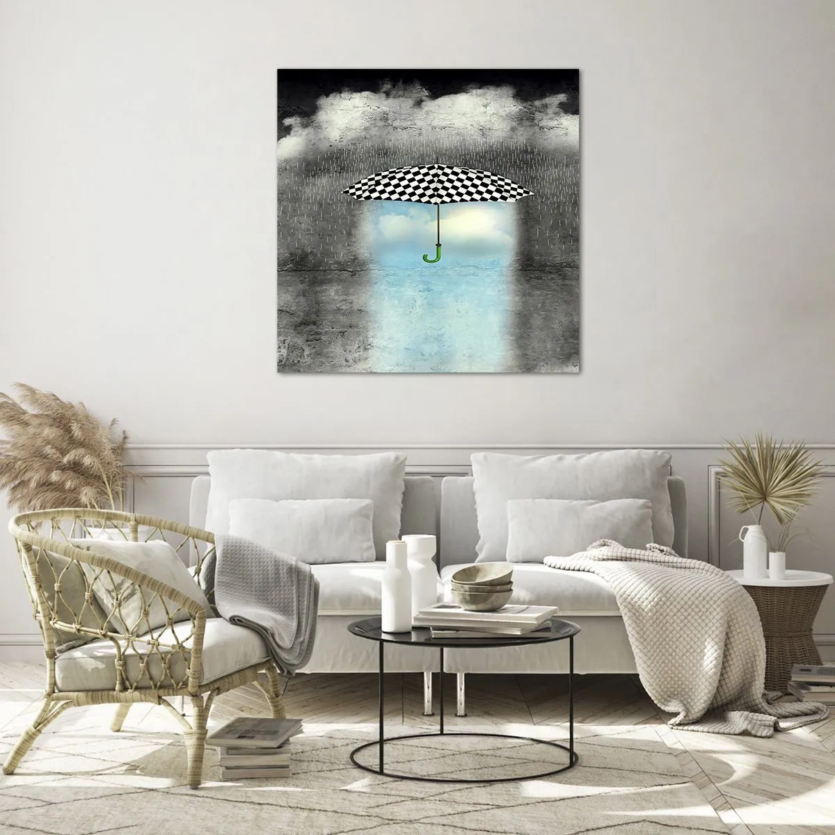 Üveg kép - Mégis lehetséges - 30x30 cm