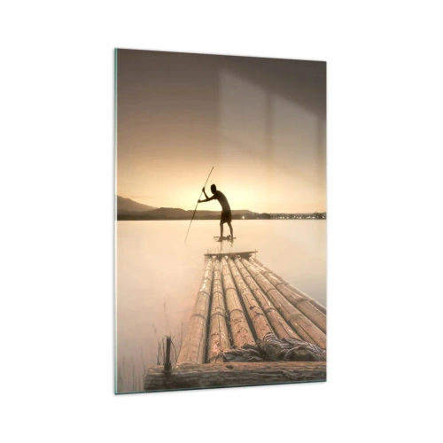 Üveg kép - Pihenés előtt - 70x100 cm