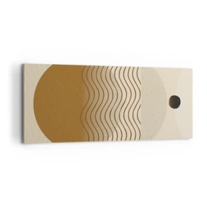 Vászonkép - A geometriai formák eredetéről - 100x40 cm