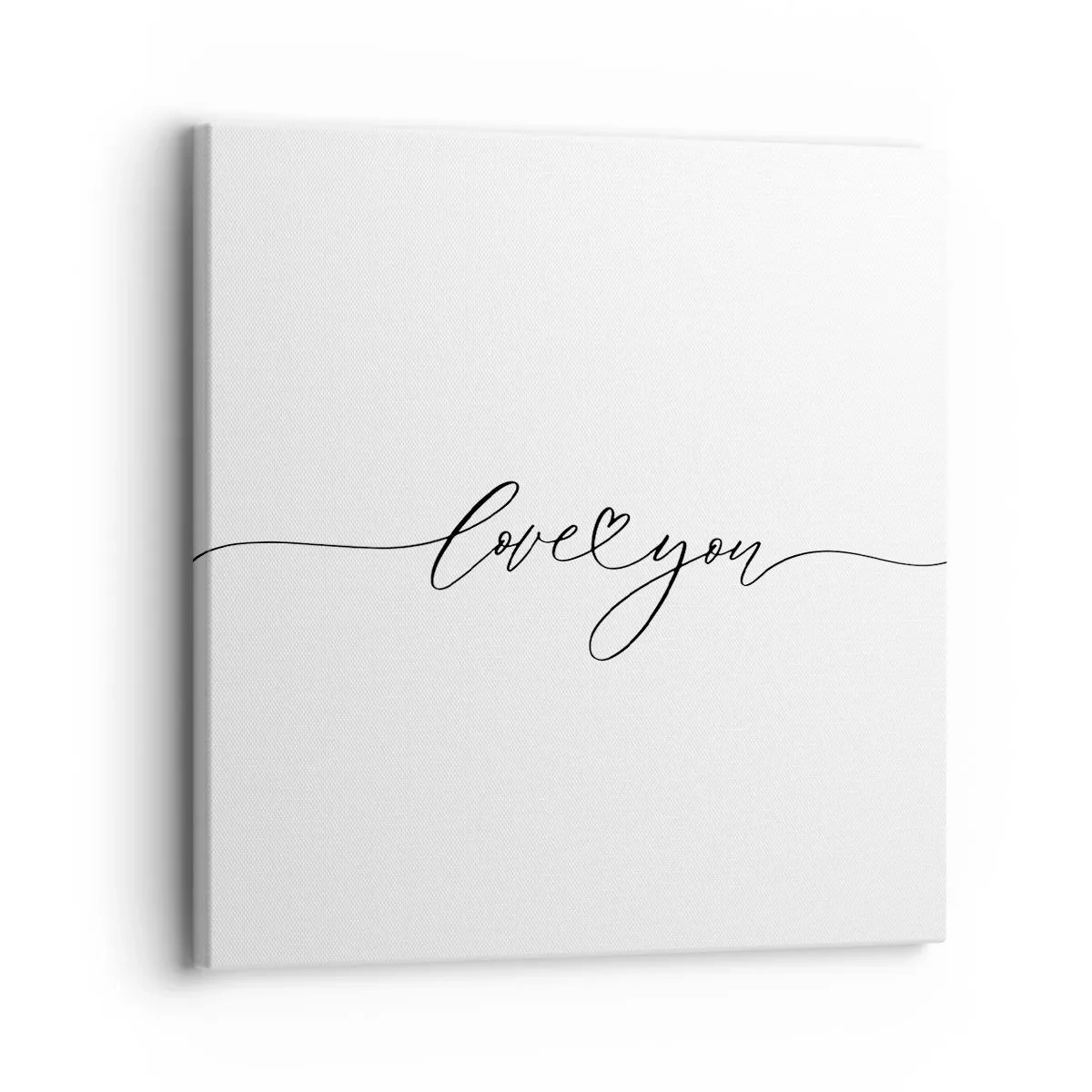 Vászonkép - Fekete fehéren - 30x30 cm