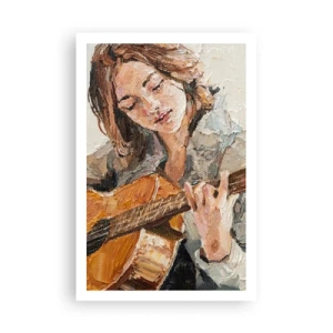 Poszter - Koncert gitárra és egy lány szívére - 61x91 cm