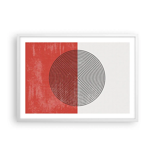 Poszter fekete keretben - Pont a célba - 70x50 cm