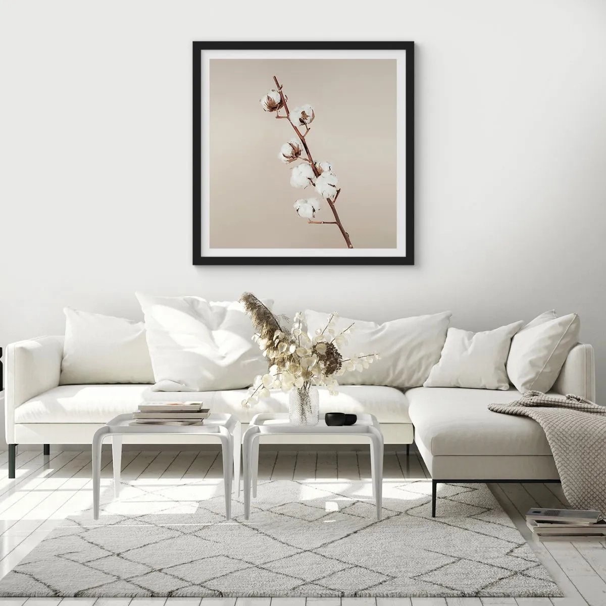 Poszter fehér keretben - A puhaság forrásánál - 30x30 cm