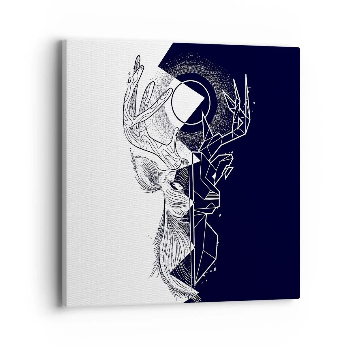 Vászonkép - Az ellentétek harca és egysége - 40x40 cm