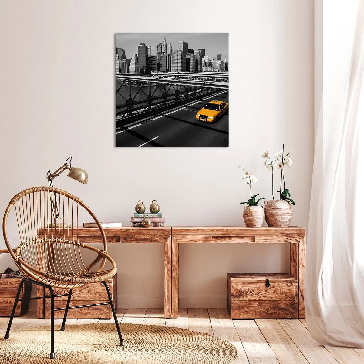 Vászonkép - Nagy város színei - 40x40 cm