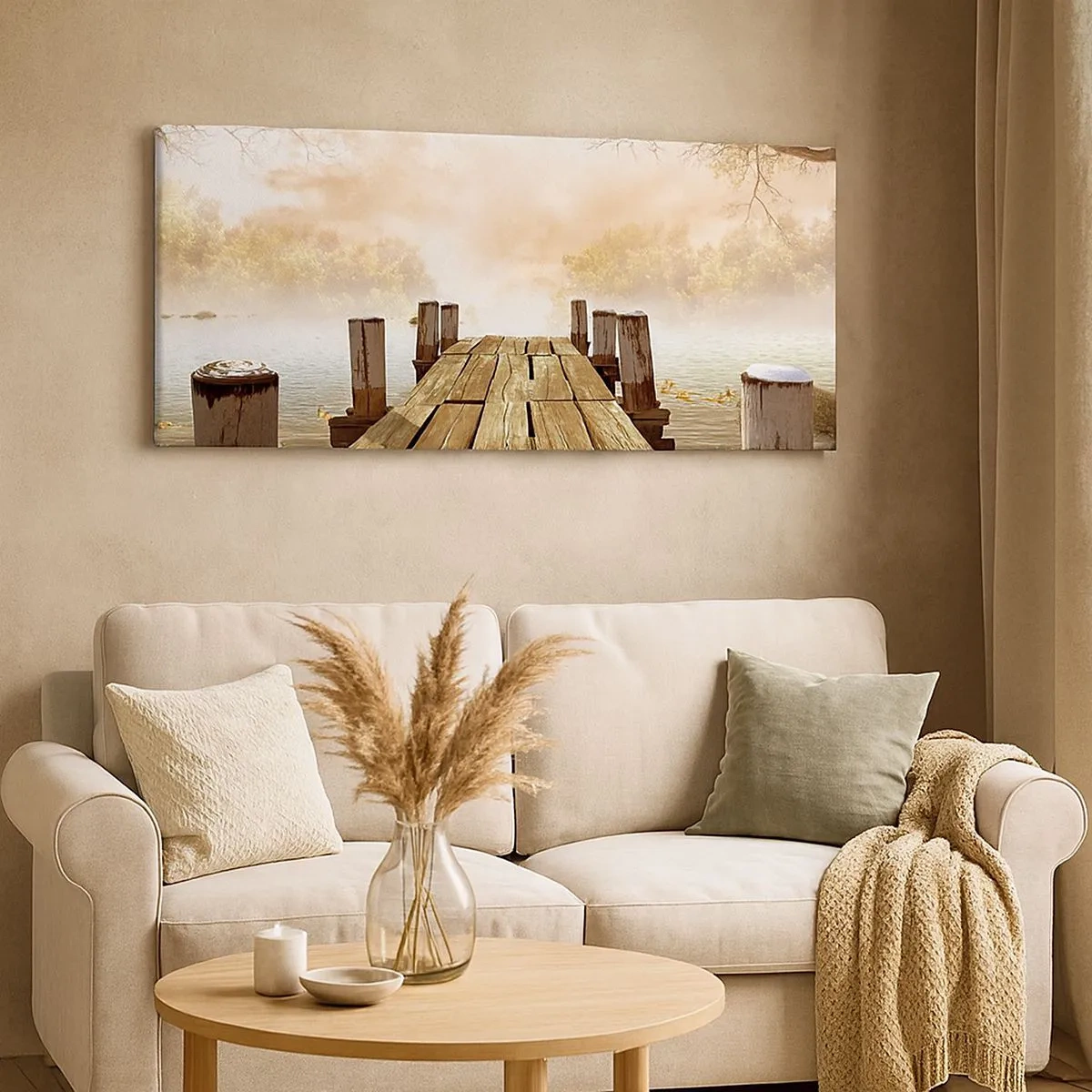Vászonkép - Az ősz enyhe szomorúsága - 100x40 cm