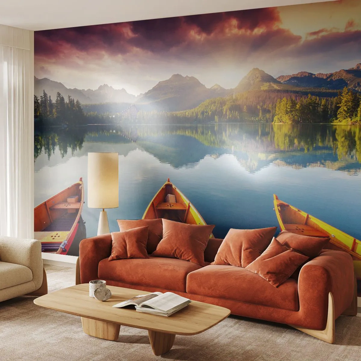 Fotótapéta Premium Sand - Semmi a természet ellen - Tájkép, Hegyek, Nyugalom - 100x70 cm