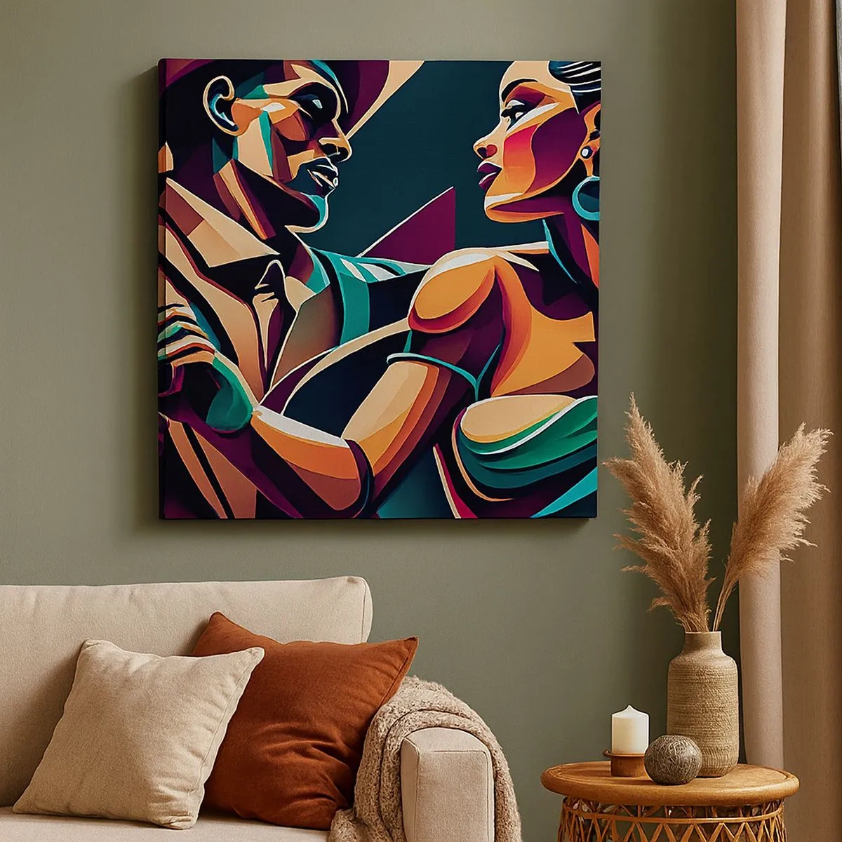 Vászonkép - A szív ritmusában - 30x30 cm