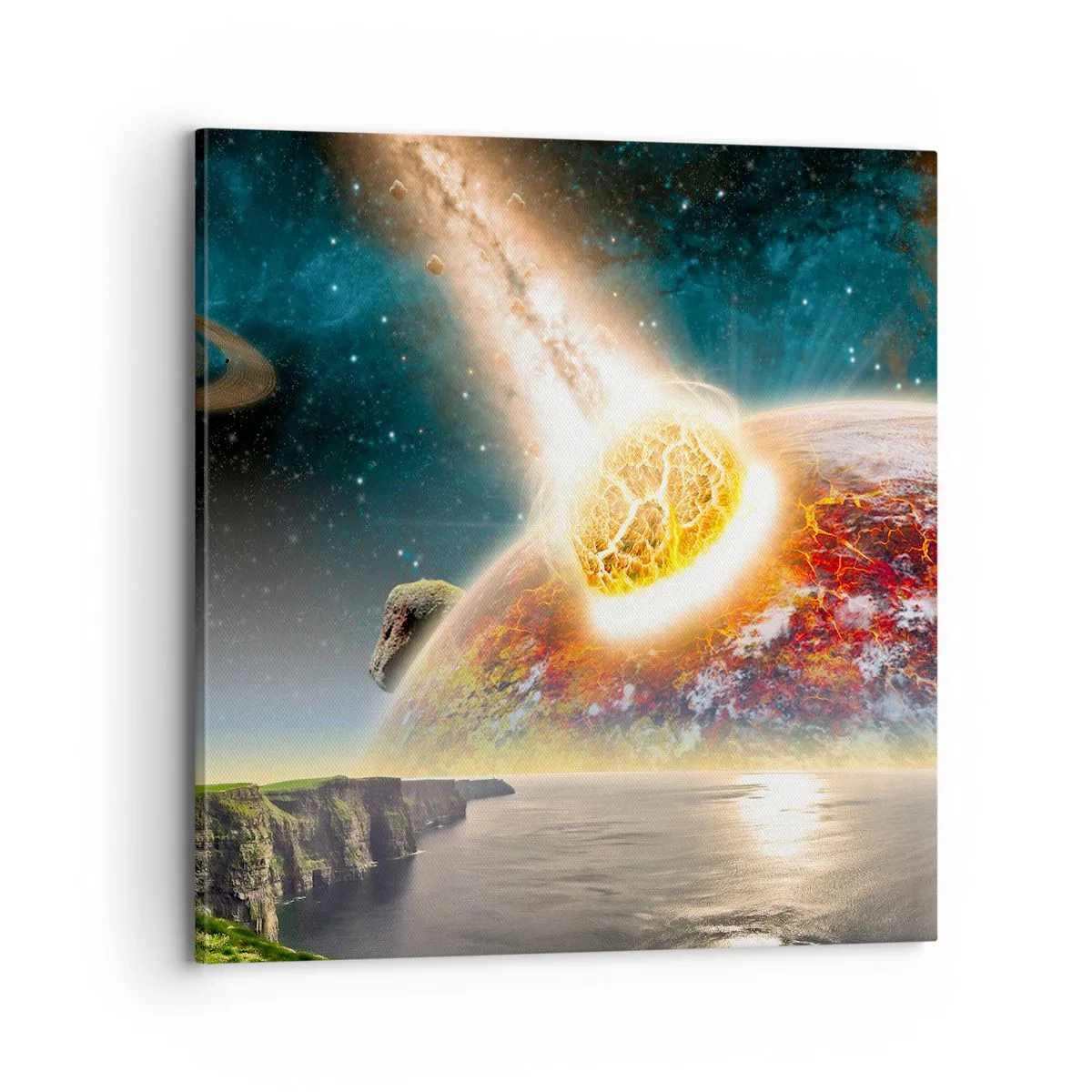 Vászonkép - Kozmikus dráma - 70x70 cm
