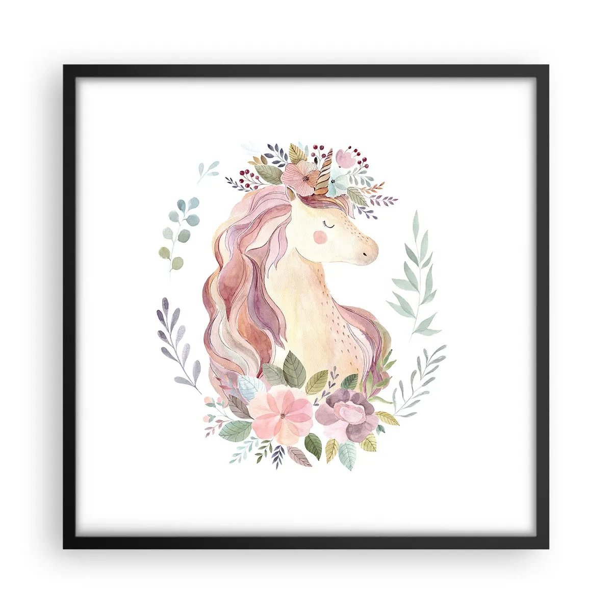 Poszter fehér keretben - Meghívás a tündérmesék világába - 50x50 cm