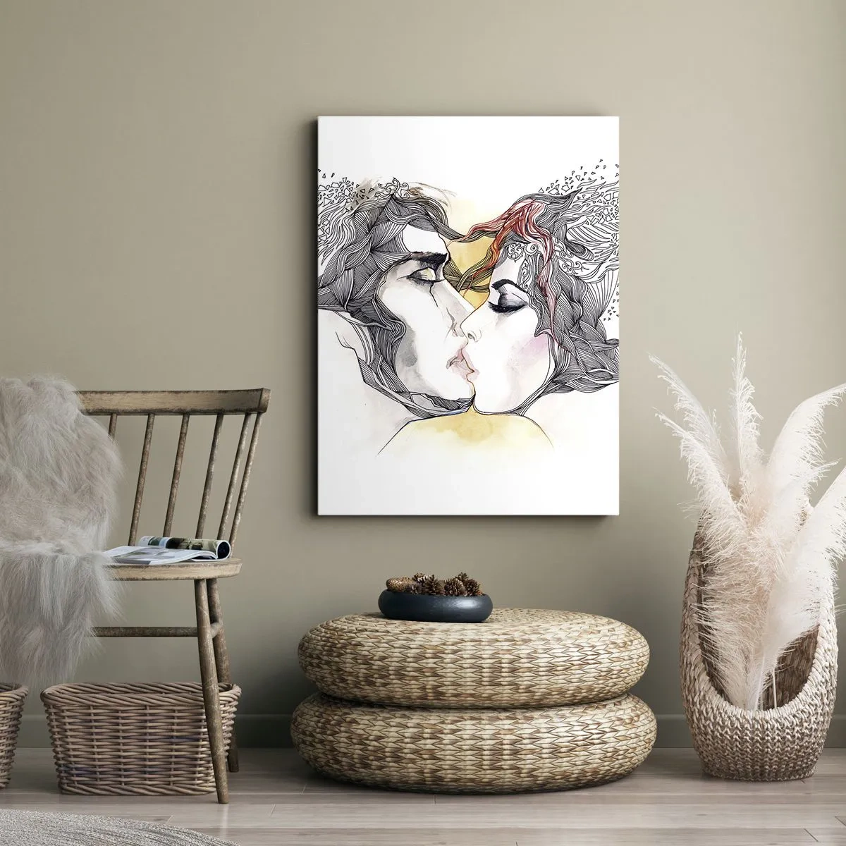 Vászonkép - A világ nem létezik - 70x100 cm