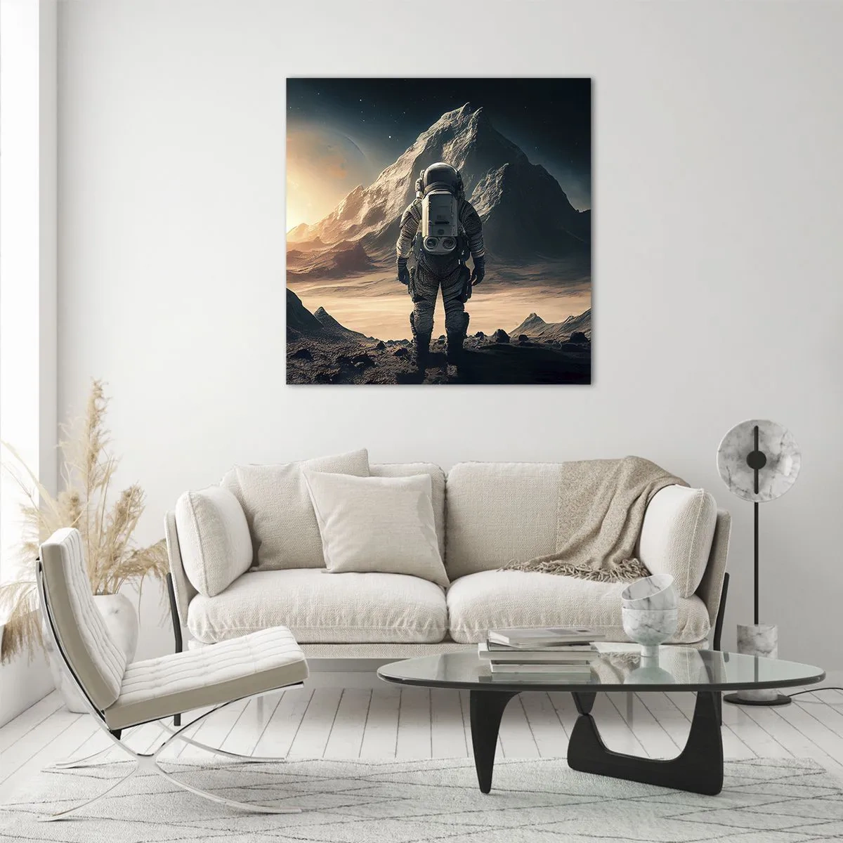 Üveg kép - Új kihívás - 40x40 cm