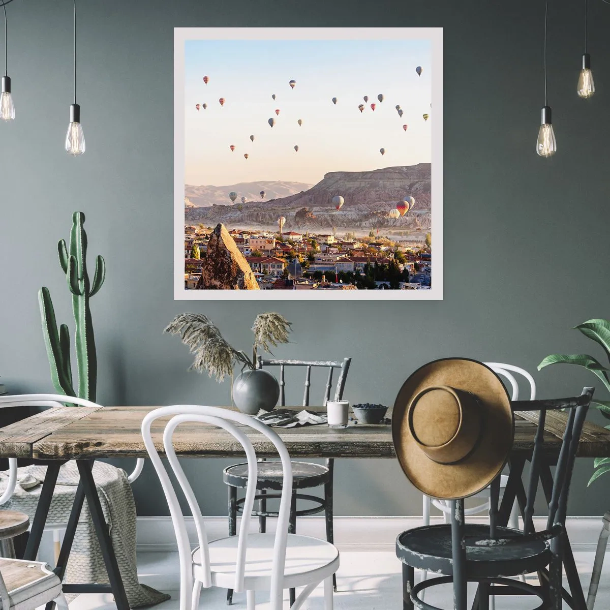 Poszter - Mint a hajók az égen - 60x60 cm