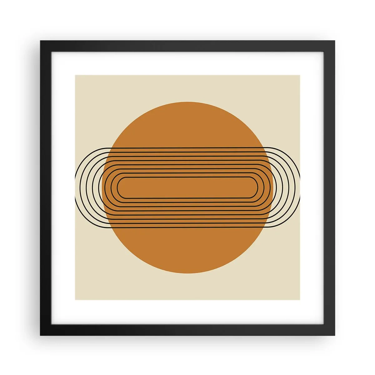 Poszter fehér keretben - Tökéletes terv - 40x40 cm