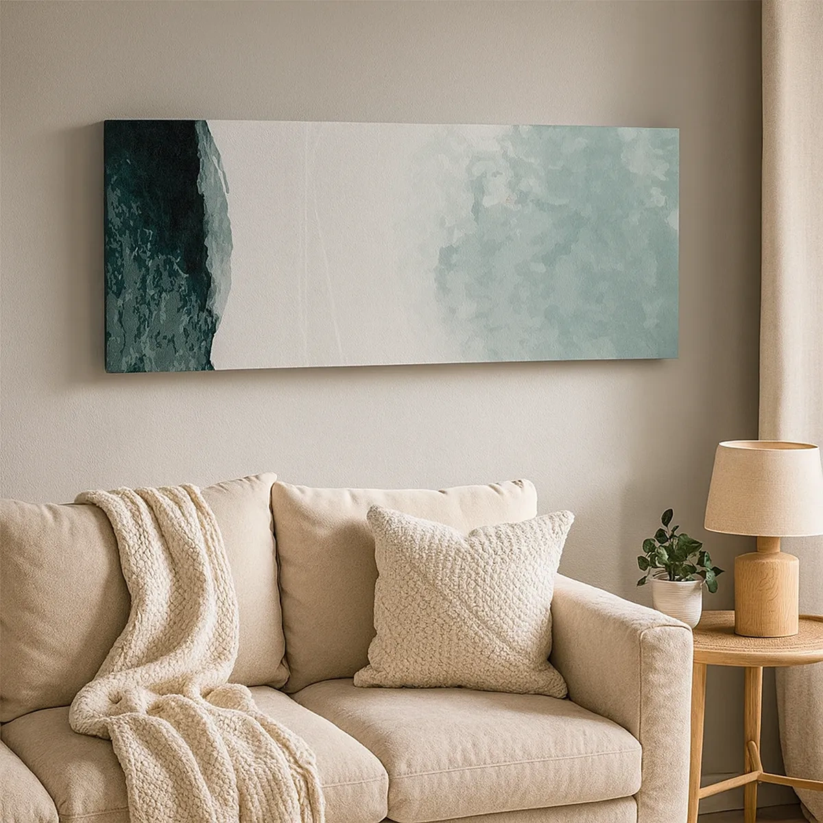 Vászonkép - Találkozás a köddel - 30x30 cm