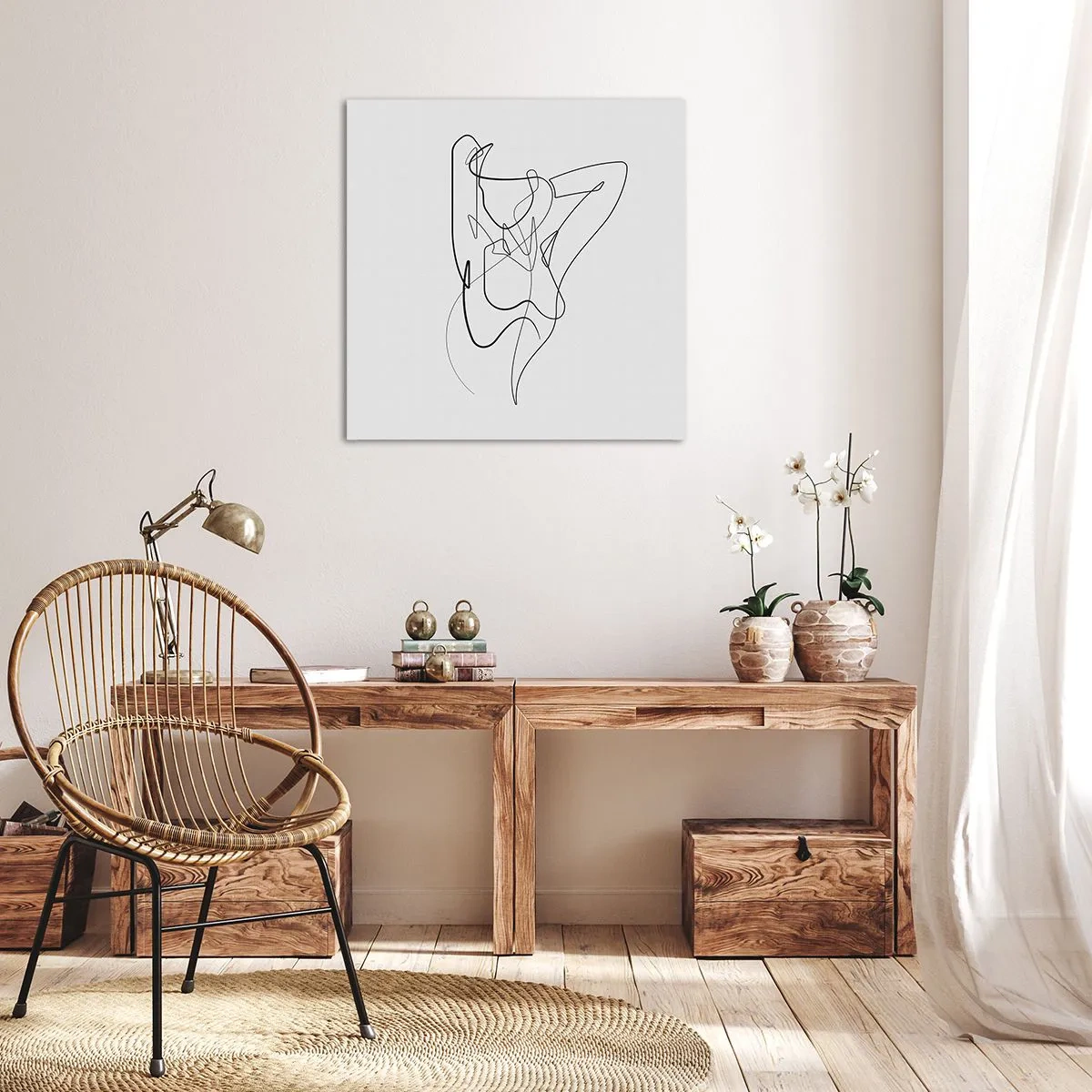 Vászonkép - Milyen vagy igazán…. - 40x40 cm