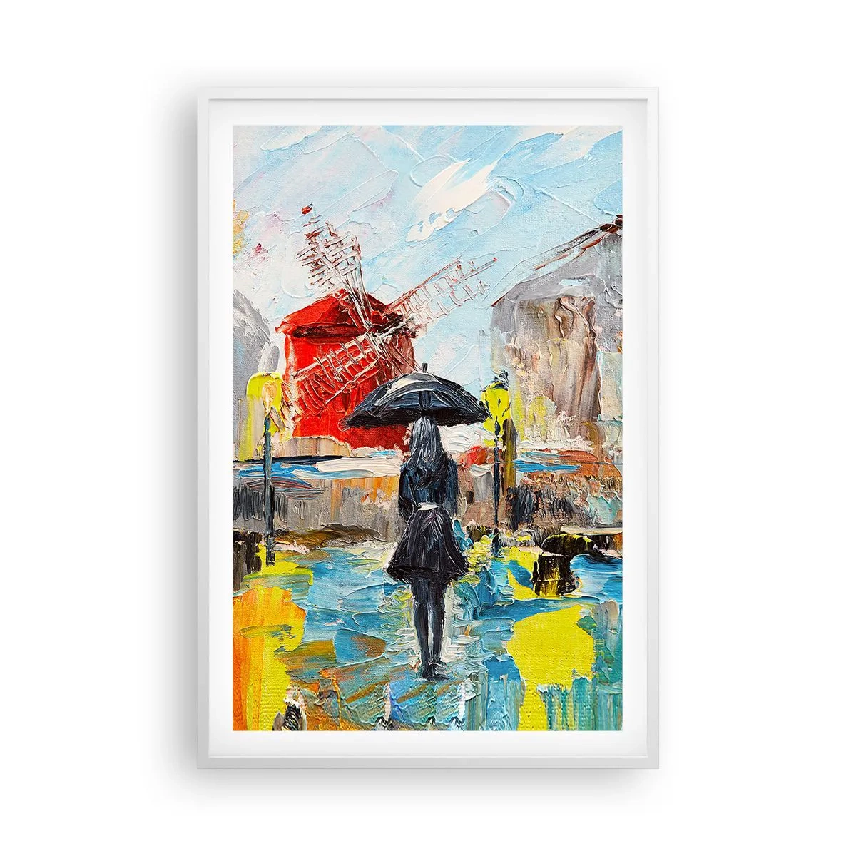 Poszter fekete keretben - Párizsi legendák - 61x91 cm