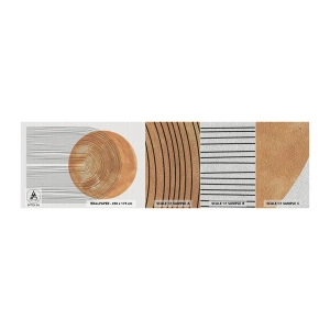 Fotótapéta Minta Premium Sand - Egy napsütéses kompozíció - Boho, Nap, Minimalizmus - 100x30 cm