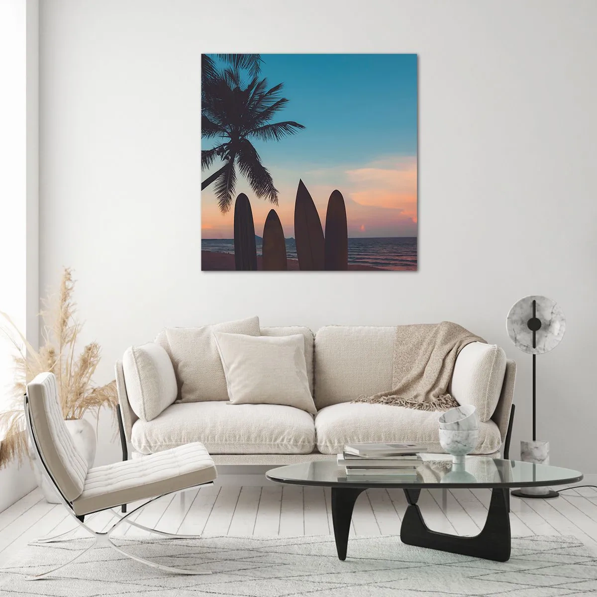 Üveg kép - Holnap is móká lesz - 70x70 cm